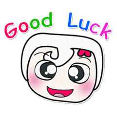 [LINEスタンプ] Mr. Yoshida.. Good luck..