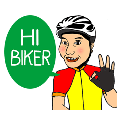 [LINEスタンプ] bike love