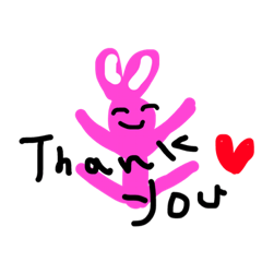 [LINEスタンプ] シンプルうさぎの使えるスタンプ