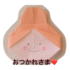 [LINEスタンプ] 娘の折り紙と粘土