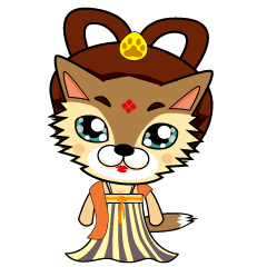 [LINEスタンプ] いたずら少しキツネ