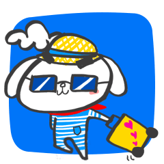 [LINEスタンプ] Mr.Doggy's vacation