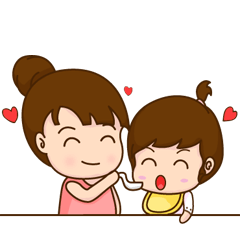 [LINEスタンプ] Mommy ＆ Nene