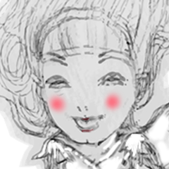 [LINEスタンプ] Huali Girl -Naima ＆ Little boy Yoyo