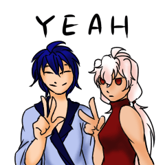 [LINEスタンプ] The Peaceful of Outsider(Sana)