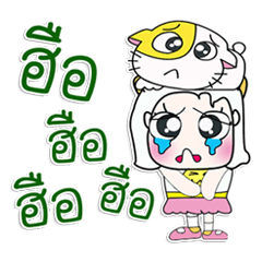 [LINEスタンプ] Miss. Purin and cat..^^