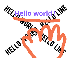 [LINEスタンプ] Words ~ Symbols