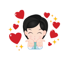 [LINEスタンプ] Hello Miss Derma