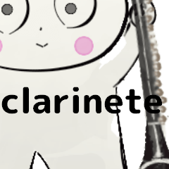 [LINEスタンプ] orchestra clarinet everyone Spain ver