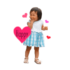 [LINEスタンプ] きよの家のはなちゃん
