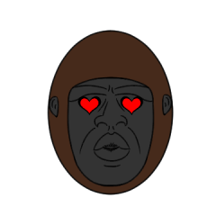 [LINEスタンプ] Look of apes