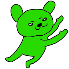 [LINEスタンプ] ミドリウサギの存在スタンプ