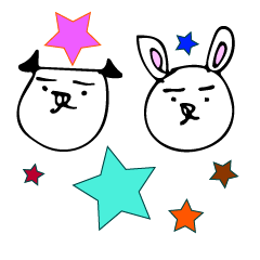 [LINEスタンプ] ポンちゃんと友達（ウサたん）