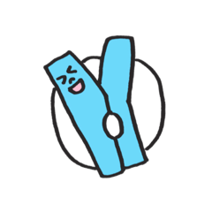 [LINEスタンプ] クローゼットの住人たち