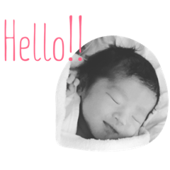 [LINEスタンプ] hello！ i'm Rina.
