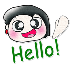 [LINEスタンプ] Hello my name is Mena..