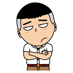 [LINEスタンプ] Dek hua grean