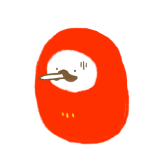 [LINEスタンプ] daruma pedapeda