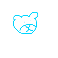 [LINEスタンプ] bear face emotion