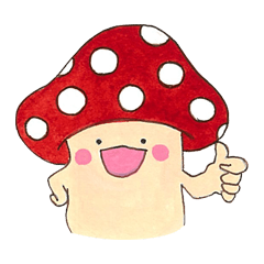 [LINEスタンプ] Daily life of mushrooms ~Chinese versionの画像（メイン）
