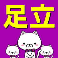 [LINEスタンプ] 超★足立(あだち・あしだて・あしだち)