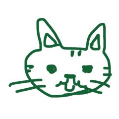 [LINEスタンプ] 落書きシリーズ＊ねこ