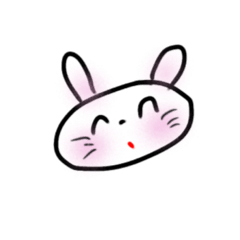 [LINEスタンプ] しろ うさぎちゃん