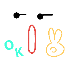 [LINEスタンプ] 顔返事