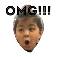 [LINEスタンプ] Chubby boy on run