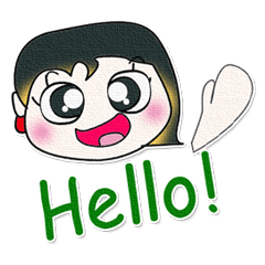 [LINEスタンプ] ^_^ Miss. Yumiko..