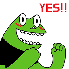 [LINEスタンプ] croak croak stamp