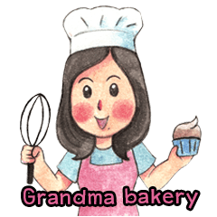 [LINEスタンプ] Grandma bakery