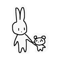 [LINEスタンプ] うさきゅとくま