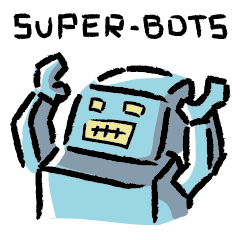 [LINEスタンプ] My little super power robots！