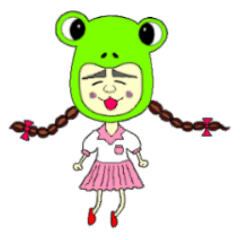 [LINEスタンプ] ケロ リンコさん