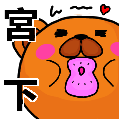 [LINEスタンプ] 宮下より愛を込めて（名前スタンプ）