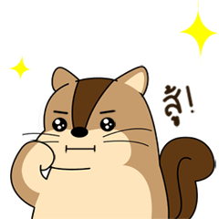 [LINEスタンプ] squirrel cute by izm