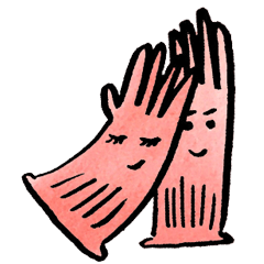 [LINEスタンプ] lover gloves