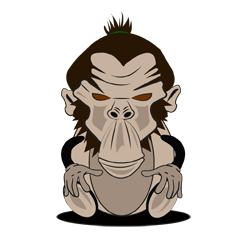 [LINEスタンプ] monkey s