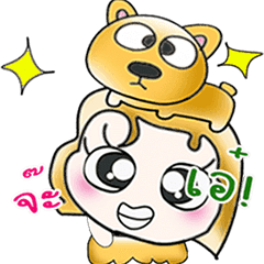 [LINEスタンプ] Miss. Sakura.. and dog..^^