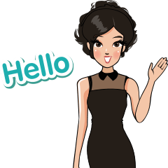 [LINEスタンプ] Mrs.KK