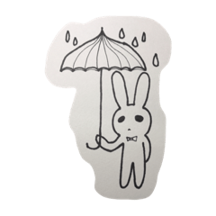 [LINEスタンプ] うさぎのセバスチャン