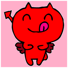 [LINEスタンプ] Cute Devil Fio