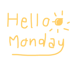 [LINEスタンプ] Hello Mondays