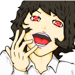 [LINEスタンプ] パーマっ娘の一言