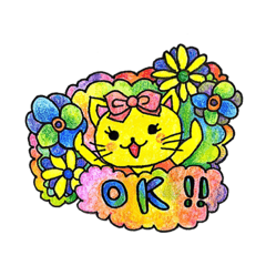 [LINEスタンプ] 誰でも使えるステキねこちゃん❤️