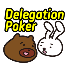 [LINEスタンプ] デリゲーションポーカーの画像（メイン）
