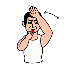 [LINEスタンプ] there humor and gentleness no3