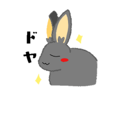 [LINEスタンプ] 兎のくうちゃん