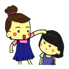 [LINEスタンプ] Lala and Ann